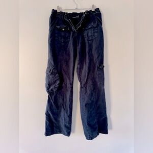 Brandy Melville dark blue cargo pants